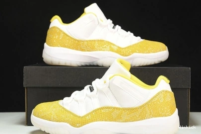 AH7860-107 Jordan Low Air 11 Snakeskin” “Yellow 0922